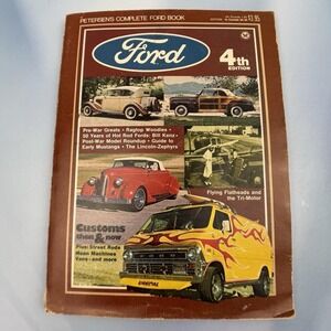 Peterson's‎ Complete Ford Paperback Book 1976 4th Ed. VTG Hot Rod V-8 Vans